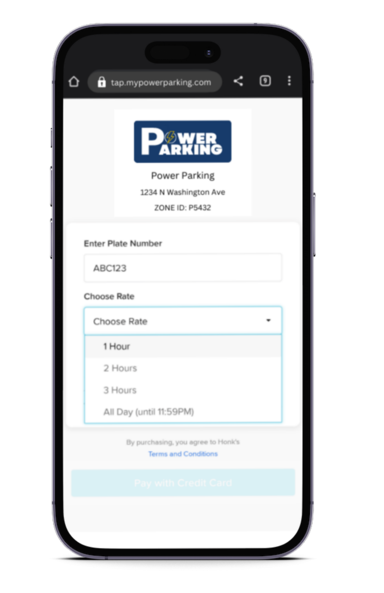 Hourly Parking Power Parking