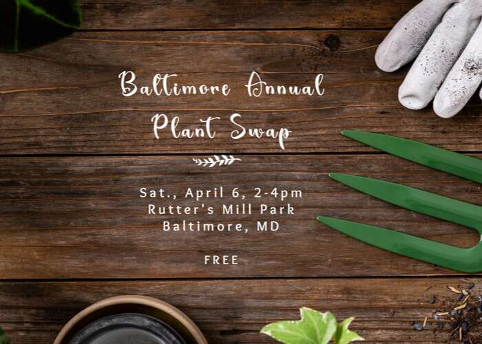 4th Annual Baltimore Plant and Garden Supply Swap