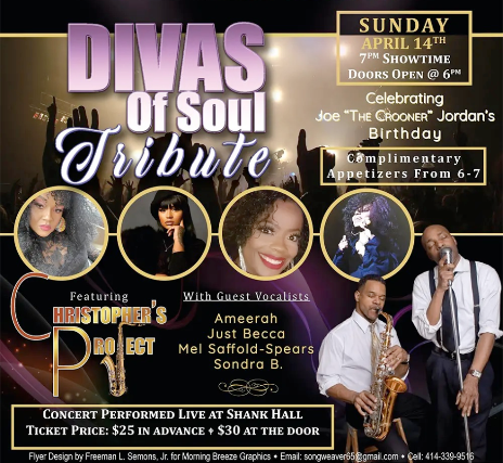 Divas of Soul Tribute featuring Christopher’s Project