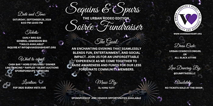 Sequins & Spurs Soirée Fundraiser “The Urban Rodeo Edition”