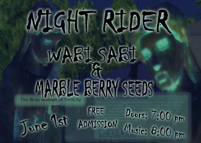 Live Music: Uncanny Erie presents Wabi-Sabi // Marble Berry Seeds