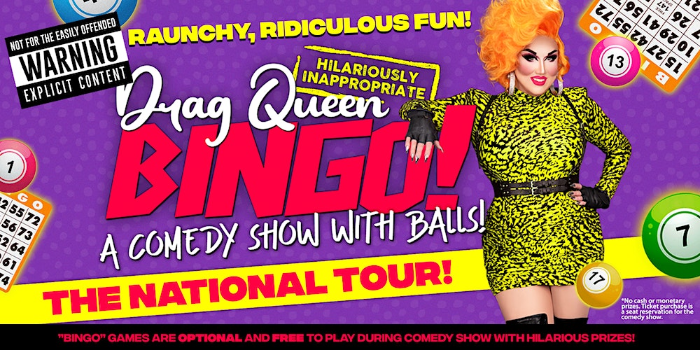 Drag Bingo @ Tin Roof Raleigh, NC  (21+) • 6/16/24