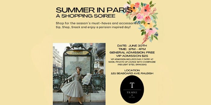 Summertime in Paris: A Shopping Soiree