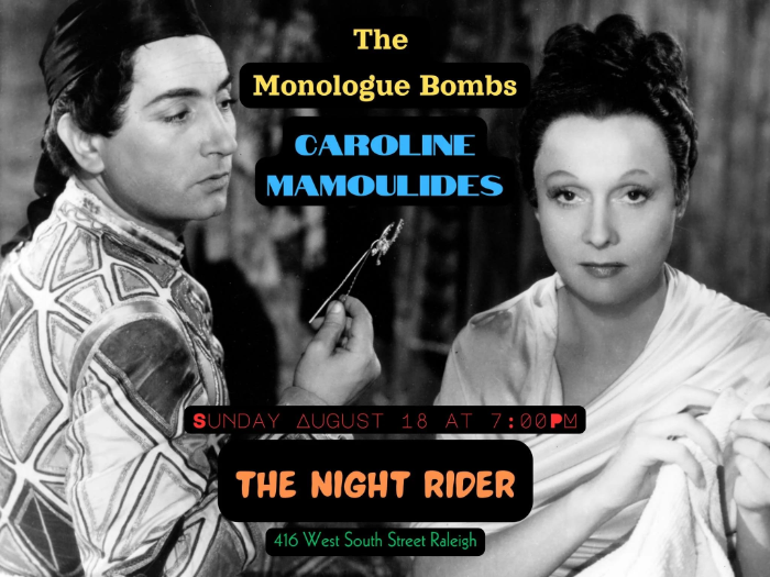 Live Music: The Monologue Bombs & Caroline Mamoulides