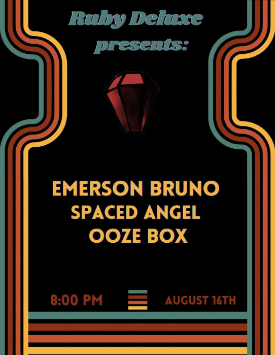 Live Music: Emerson Bruno, Spaced Angel, and Ooze Box
