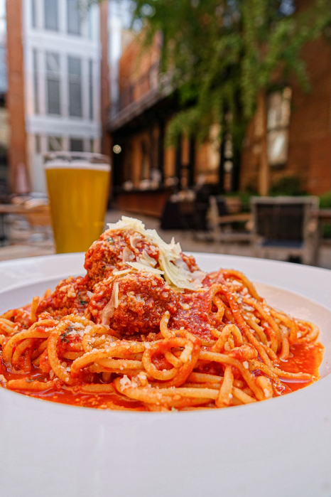 1/2 Price Spaghetti & Meatballs + $4 Drafts / Every Sunday!