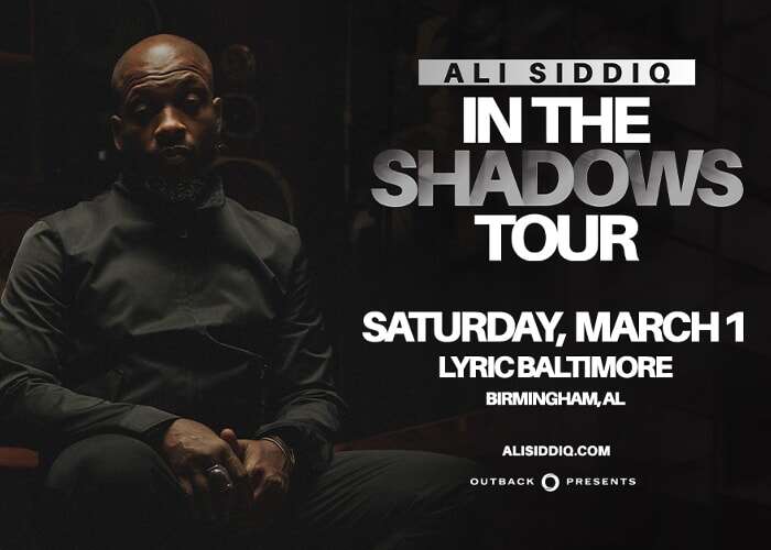 Ali Siddiq: In The Shadows Tour