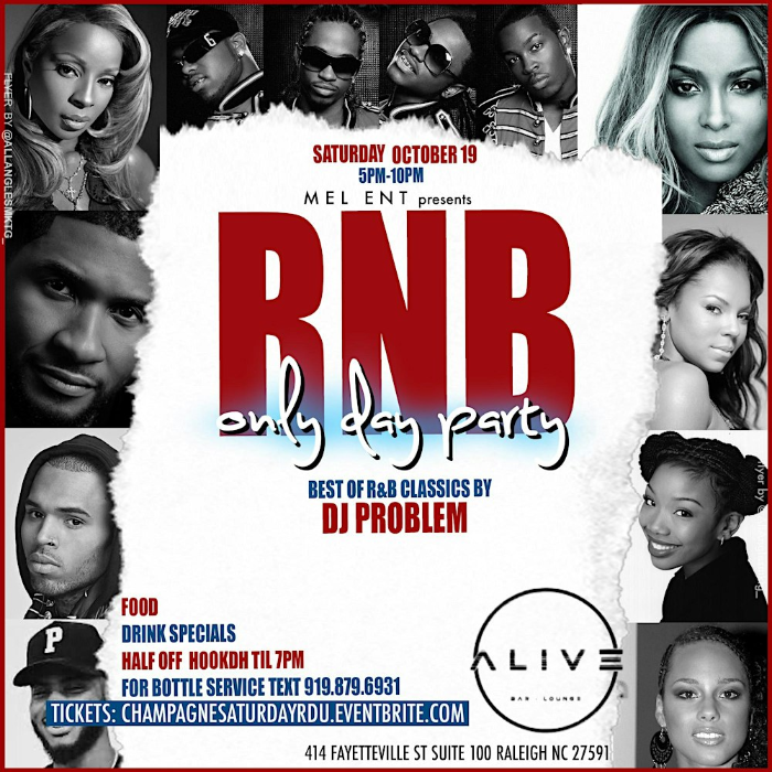 Champagne Saturday “RnB Only Day Party”