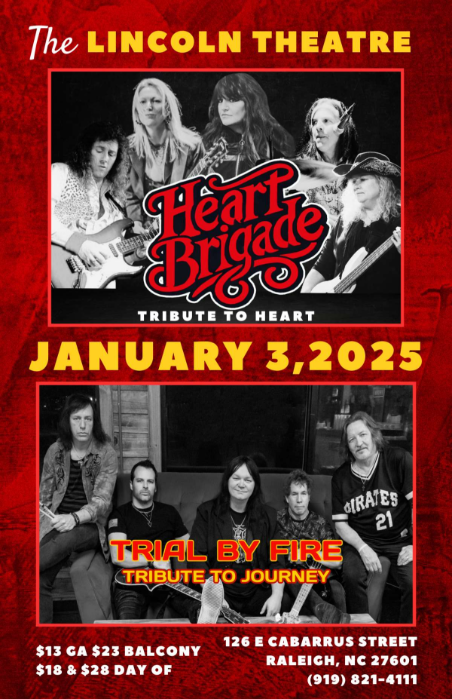 Trial By Fire (Tribute to Journey) & Heart Brigade (Tribute to Heart)