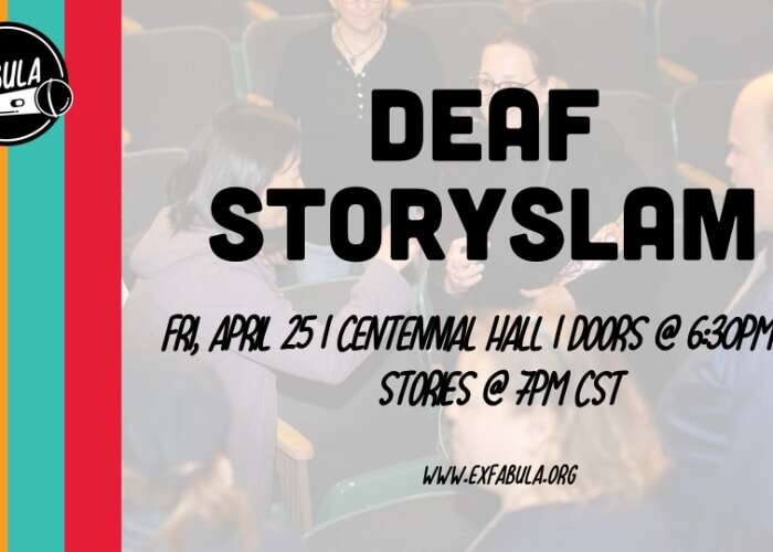 Ex Fabula Deaf Stories Project StorySlam: Sorry Not Sorry