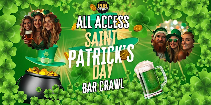 Raleigh St Patrick’s Day Bar Crawl All Access