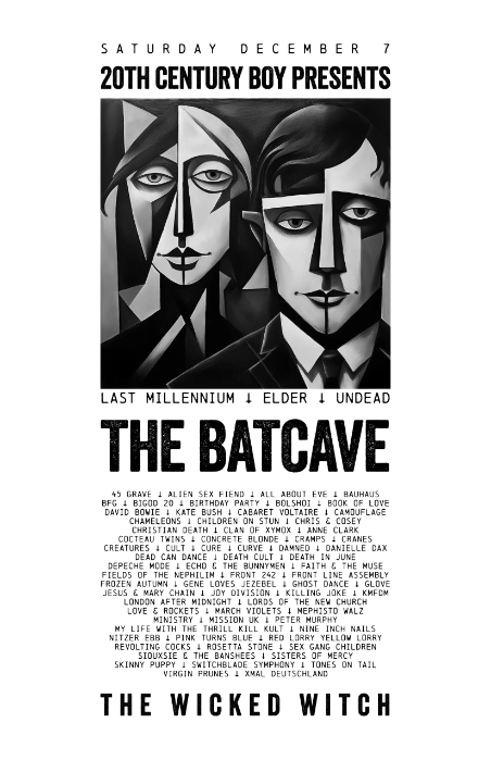 Batcave | Last Millennium Dark Alternative Dance Party | April