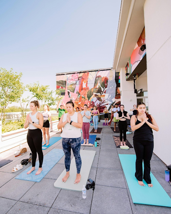 Rooftop Yoga & Mimosas at The Willard