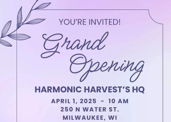 Grand Opening: Harmonic Harvest HQ in the Third Ward!