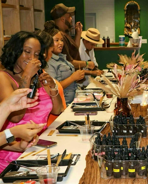 Signature Scent & Sip Fragrance Bar