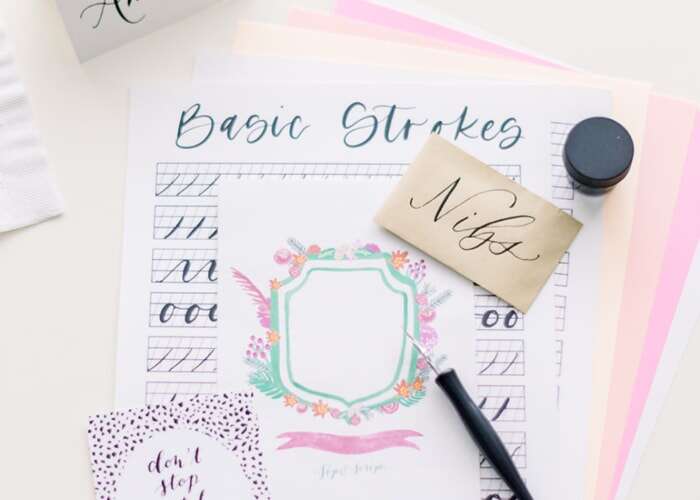 Modern Calligraphy and Planter Lettering for Beginners at Wye Hill