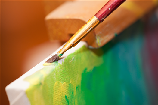 Reverse Glass Painting