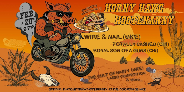 Horny Hawg Hootenanny – Flat Out Friday Official Afterparty