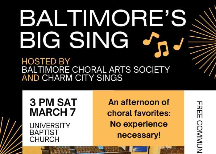 Baltimore’s Big Sing