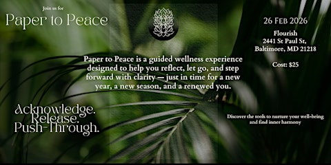 Paper to Peace