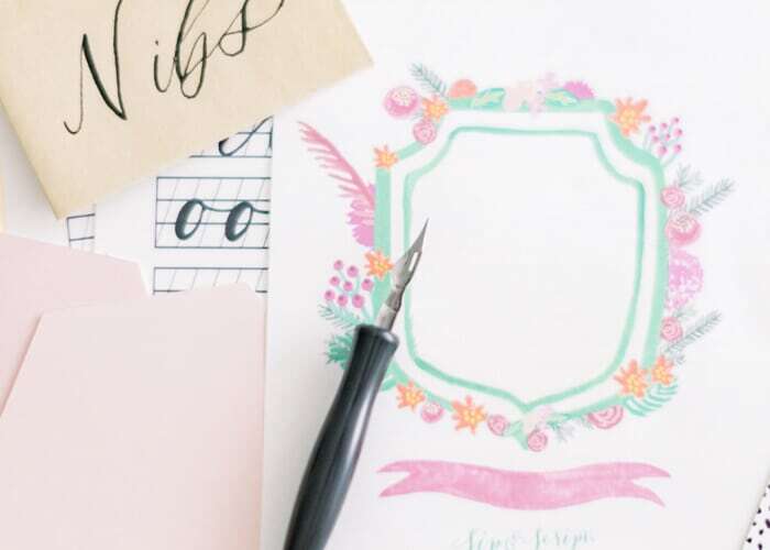 Modern Calligraphy and Gift Bag Lettering for Beginners at Wye Hill