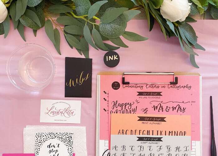 Modern Calligraphy for Beginners at The Third Place Coffee Shop