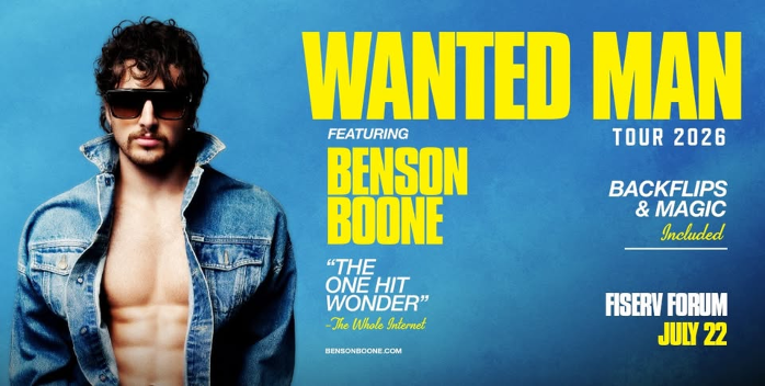 Benson Boone: WANTED MAN TOUR 2026