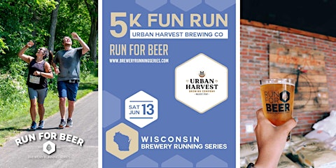 5k Beer Run x Urban Harvest Brewing | 2026 Wisconsin Brewery Running Series