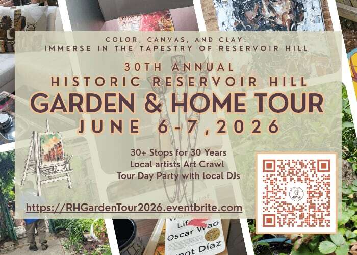 30th Annual Historic Reservoir Hill Garden & Home Tour