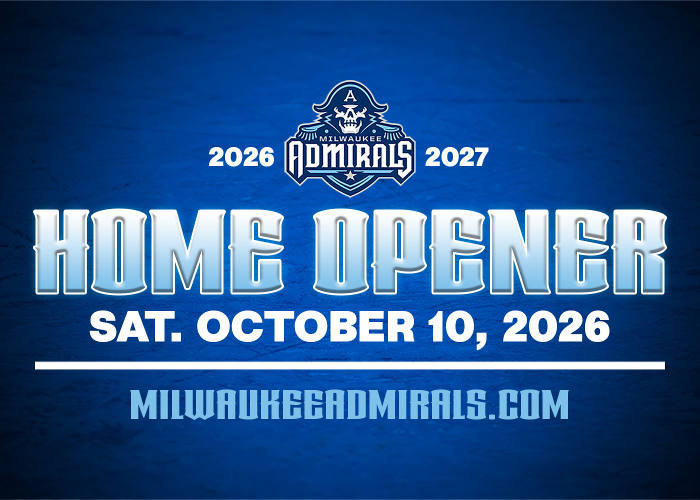 Milwaukee Admirals 2026-2027 season home opener