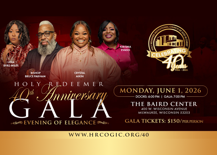 40th Anniversary Banquet Holy Redeemer Church of God In Christ