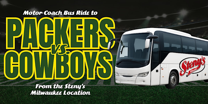 Steny’s Milwaukee | Motor Coach Bus to Packers vs Cowboys