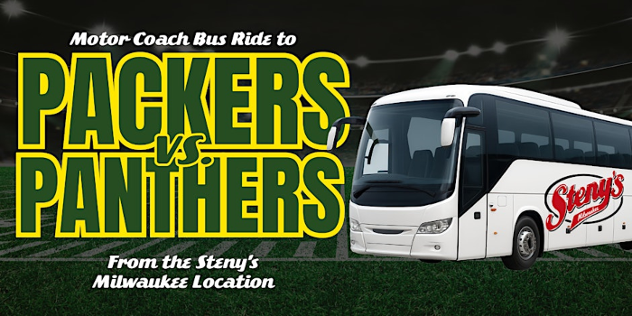 Steny’s Milwaukee | Motor Coach Bus to Packers vs Panthers