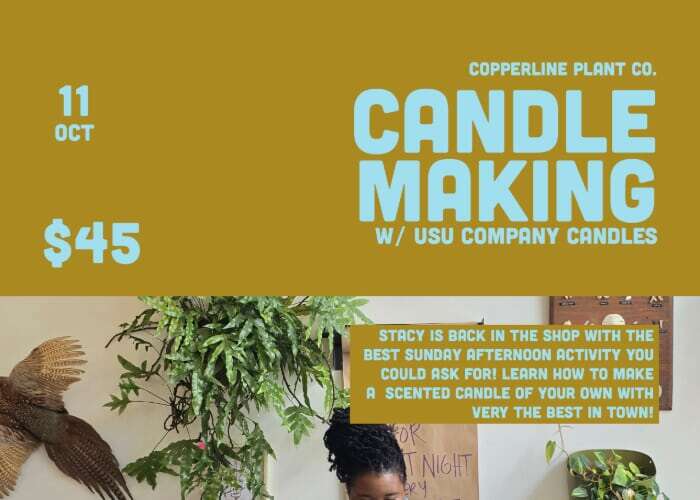 Candle Making w/ Usu Company Candles