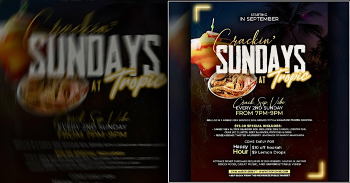 Crackin’ Sundays – Caribbean Seafood Boil Night