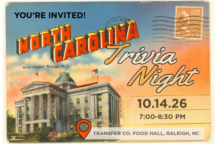 NC Trivia Night at Transfer Co. Food Hall