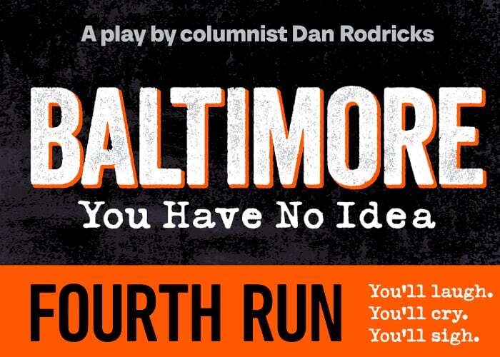 Baltimore, You Have No Idea