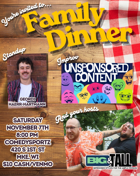 Big and Tall presents Family Dinner