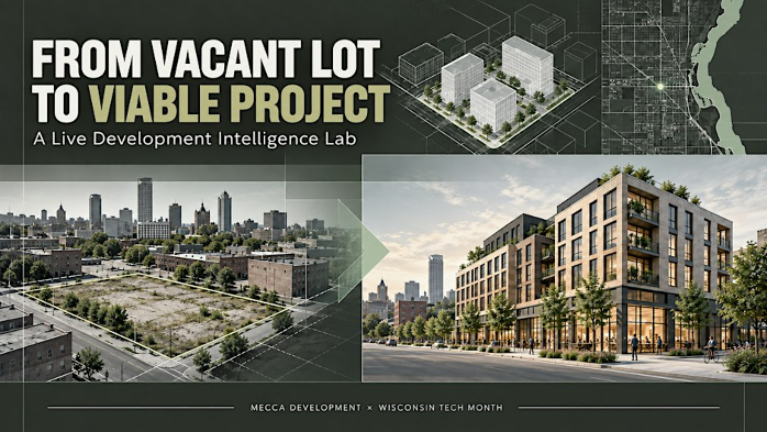 From Vacant Lot to Viable Project : A live development intelligence lab