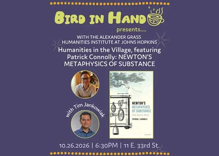 Humanities in the Village, featuring Patrick Connolly